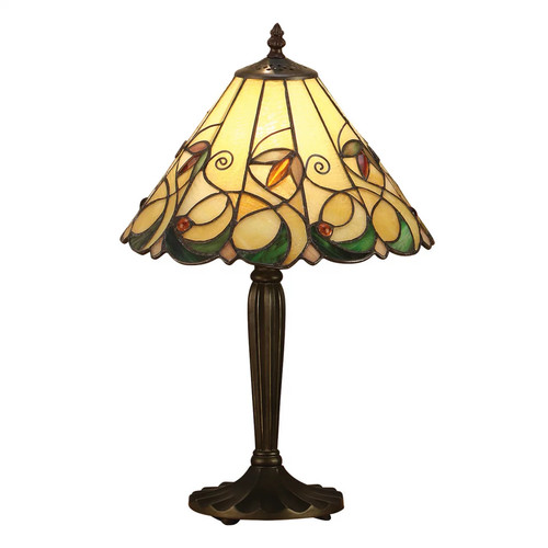 Tiffany table light - table, floor