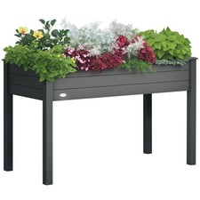 Outsunny Garden Wooden Planter