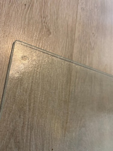 Glass table place mats - table,