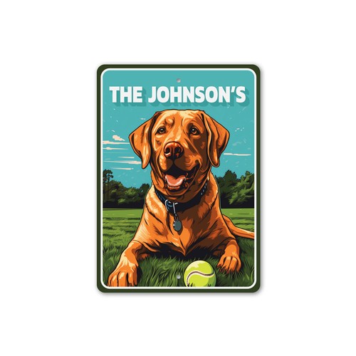 Custom family name labrador - custom,