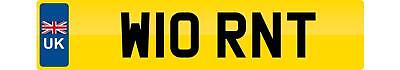 Worn private number - worn, plate