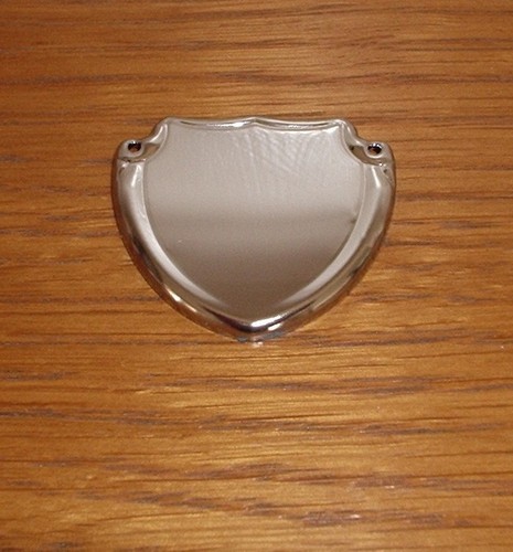 Engraving engraved shield - w,