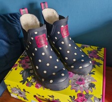 JOULES Wellibob NAVY POLKA DOT