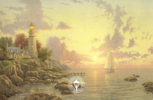 Thomas kinkade sea - thomas,