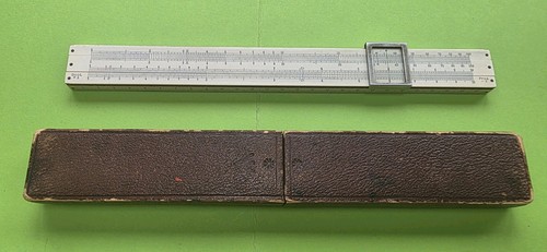 Vintage slide rule w - ,