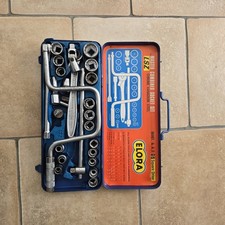 Vintage Elora Imperial Socket Set With All Original Sockets/ In Metal Case