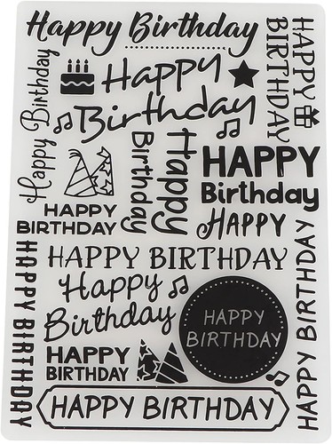 Embossing folders celebration - embossing,