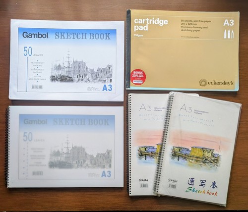 Bulk buy a3 sketch books - 5,