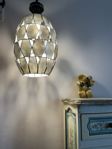 Vintage capiz shell - shell, shade