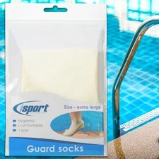 EXTRA LARGE GUARD SOCKS Swim Pool Latex Verruca Shield Women/Men Adults 8.5 - 11