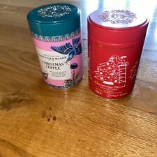 Xmas Fortnum and Mason Christmas Coffee Empty Tins Used/Empty Tins