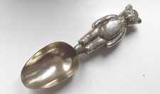 Vintage Silver Plate Teddy