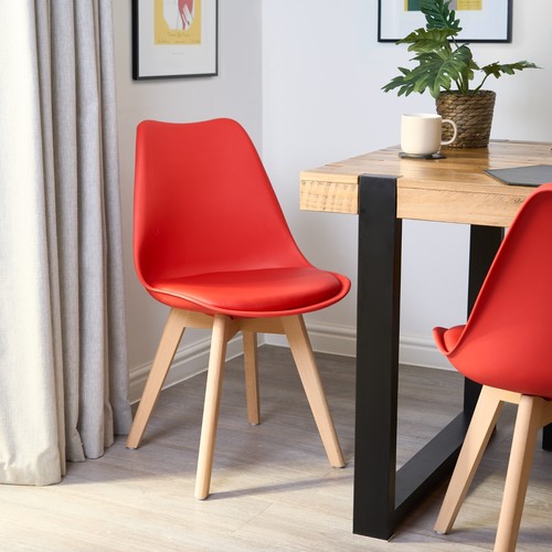 Dining chair tulip modern faux - modern,
