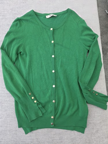 Zara vibrant green button - zara,