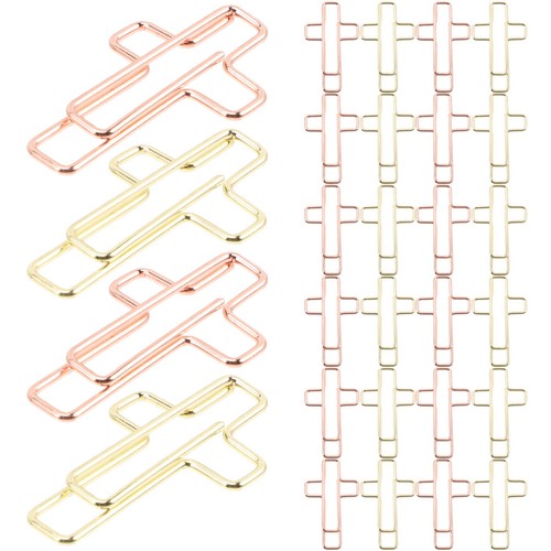 100pcs paper clips cross - paper,