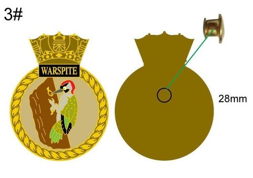Hms warspite lapel - hms,