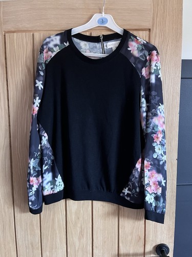 Apricot black jumper - , with