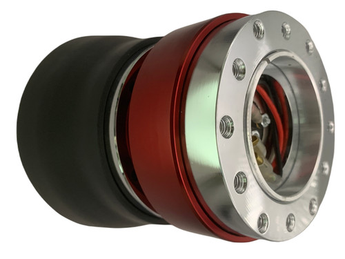 Red quick release steering - red,
