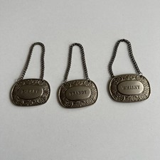 Vintage decanter label - vintage, x3