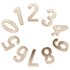 10 Pcs House Numbers Plaque