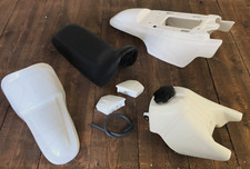 Yamaha PW50 PY50 Body Fairing Kit Plastic Front Rear Fender Fuel Tank Seat WHITE