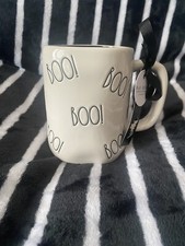 Rae Dunn Boo Print Mug Black