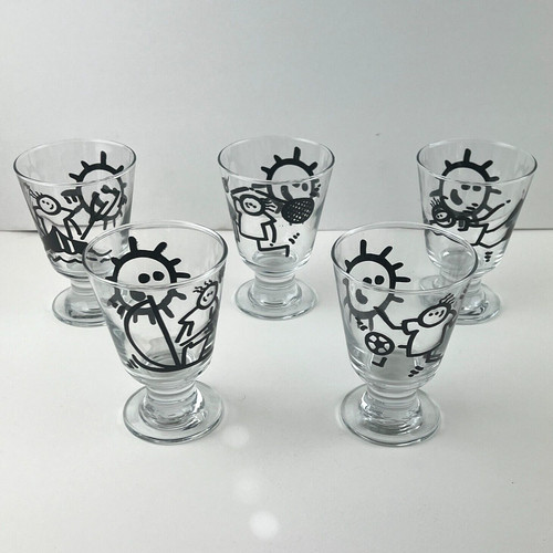 Vintage juice glasses sunshine - vintage,