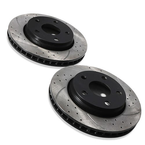 Front drilled grooved 345mm - front,