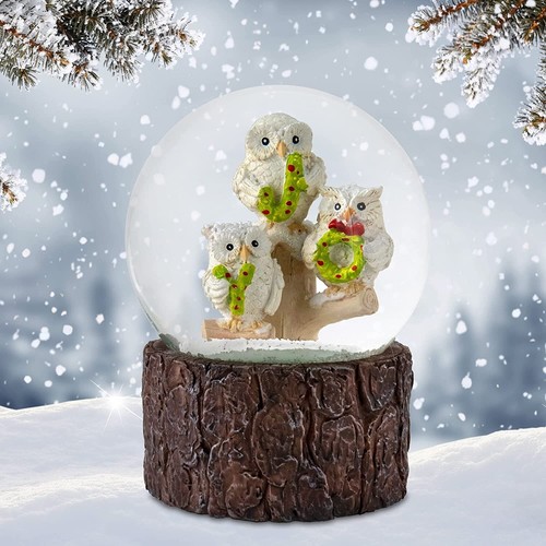 100 joy musical - owl, snow