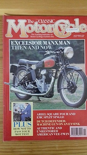 Classic motorcycle sept 1990 - motorcycle,