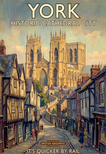 British travel poster print - travel,