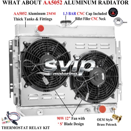 3row radiator shroud - radiator,