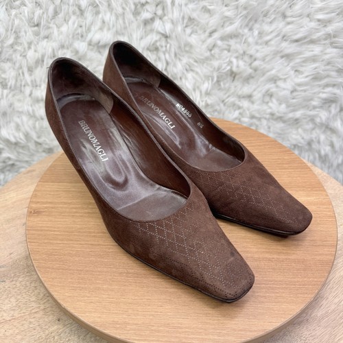 Bruno magli brown suede - magli, square