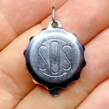 Talisman SOS. Vintage Pendant