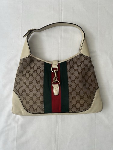 Gucci vintage jackie canvas - jackie, gg