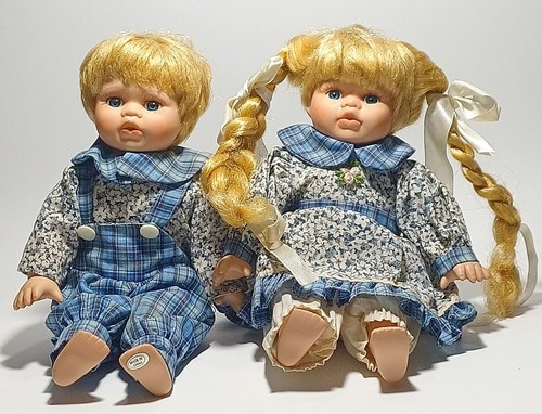 Porcelain dolls boy - &, girl