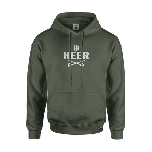 Hoodie embroidered army - hoodie,