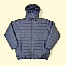 mens puffer jacket with zip hoodie