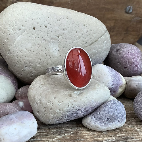 Carnelian gemstone 925 - carnelian,