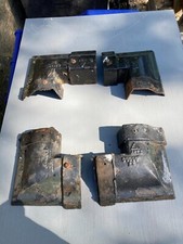 CAST IRON APEX     5" Victorian Ogee 90 ° Angle reclaimed LOT OF FOUR  ref a