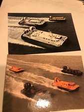 Griffon hovercraft aviation boat flypast Solent Royal Marines signed 
