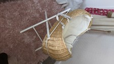 baby moses basket and stand