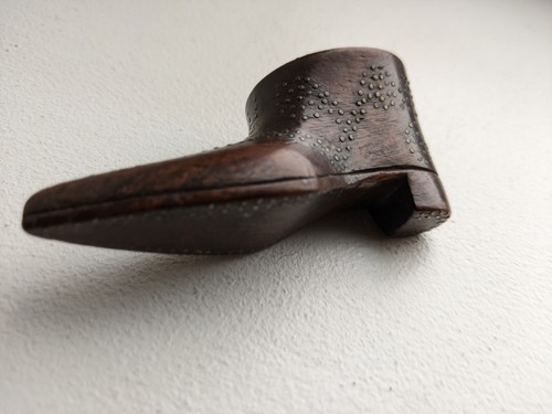 Antique georgian treen snuff - antique,