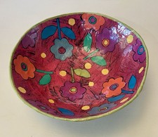 Colorful paper mache floral - paper,