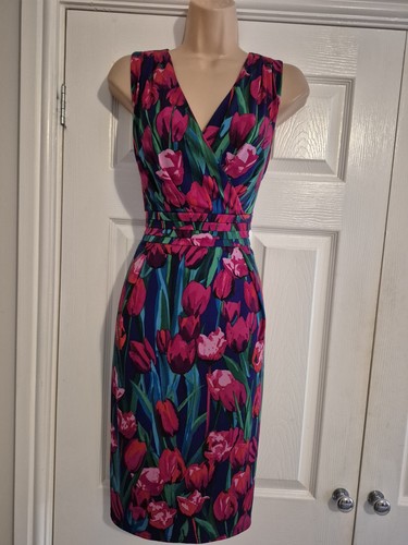 Multicoloured lined floral - lined,