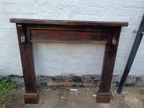 Wooden fire surround - wooden,