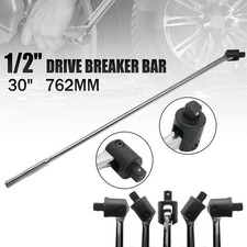 1/2" DRIVE EXTRA LONG 30inch 762mm HANDLE BREAKER BAR Flexi Head Knuckle Wrench