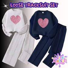 GIRLS TRACKSUIT JOGGING SET