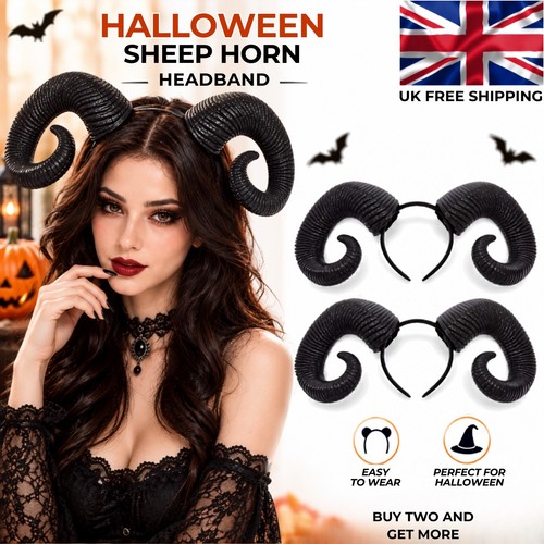 Sheep horn headband halloween - headband,