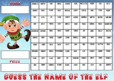 GUESS THE NAME OF ELF